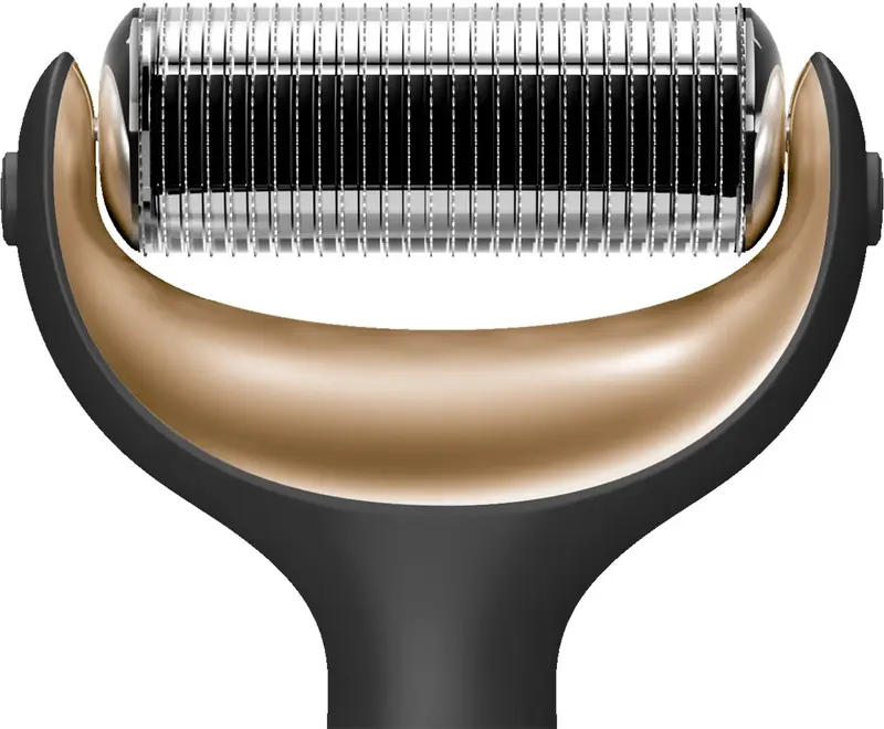 Насадка з мікроголками до електронного ролика для обличчя та тіла GESKE MicroNeedle Head хром - фото - №0