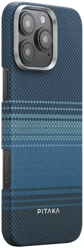 Чохол для iPhone 16 Pro Max Pitaka Tactile Woven Case Moonrise (KI1601MOM) - фото - №1