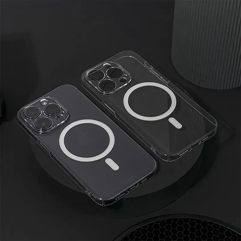 Чохол для iPhone 16 Pro Proove Crystal Case with Magnetic Ring (transparent) - фото - №4