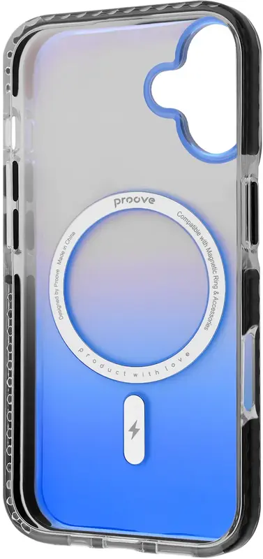 Чeхол для iPhone 16 Proove Shadow Star Case with Magnetic Ring (Black) - фото - №1