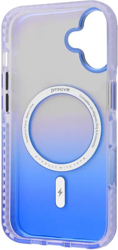 Чохол для iPhone 16 Proove Shadow Star Case with Magnetic Ring (blue) - фото - №1