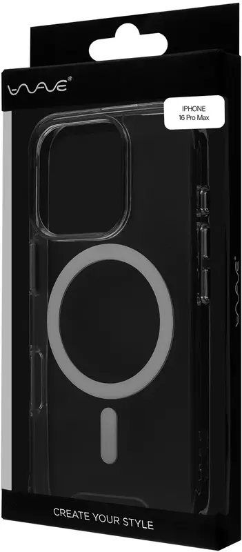 Чохол для iPhone 16 Pro Max WAVE Sky Case with Magnetic Ring (transparent) - фото - №5