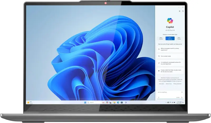 Ноутбук Lenovo IdeaPad 5 2-in-1 14IRU9 Luna Grey (83KX0047RA) фото