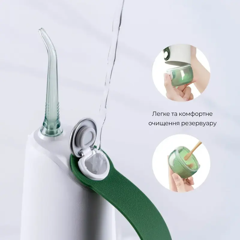 Ирригатор Oclean W10 Green New-2 nozzles (6970810555745) фото