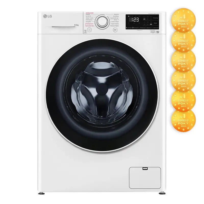 Пральна машина вузька LG F2V3GS0WW - фото - №0