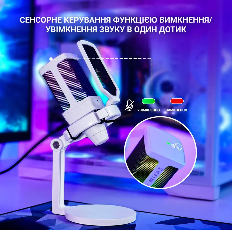 Мікрофон Fifine Q6W White - фото - №6