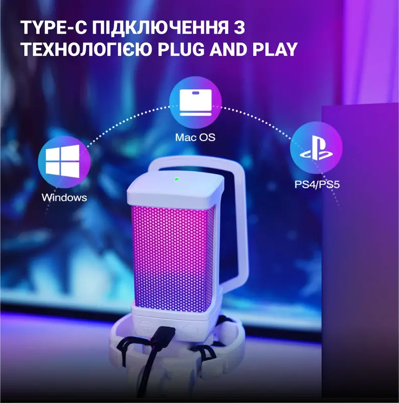Мікрофон Fifine Q6TW White - фото - №10