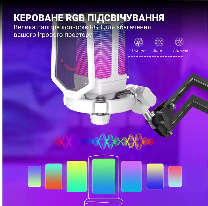 Мікрофон Fifine Q6TW White - фото - №9