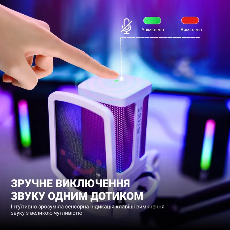 Мікрофон Fifine Q6TW White - фото - №8