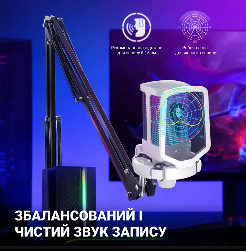 Мікрофон Fifine Q6TW White - фото - №7