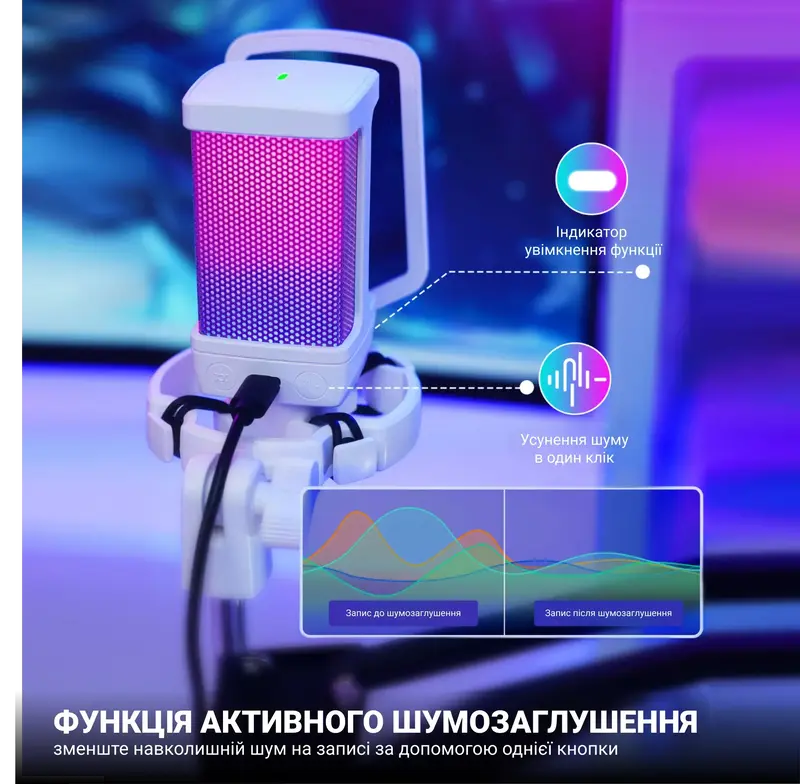 Мікрофон Fifine Q6TW White - фото - №5