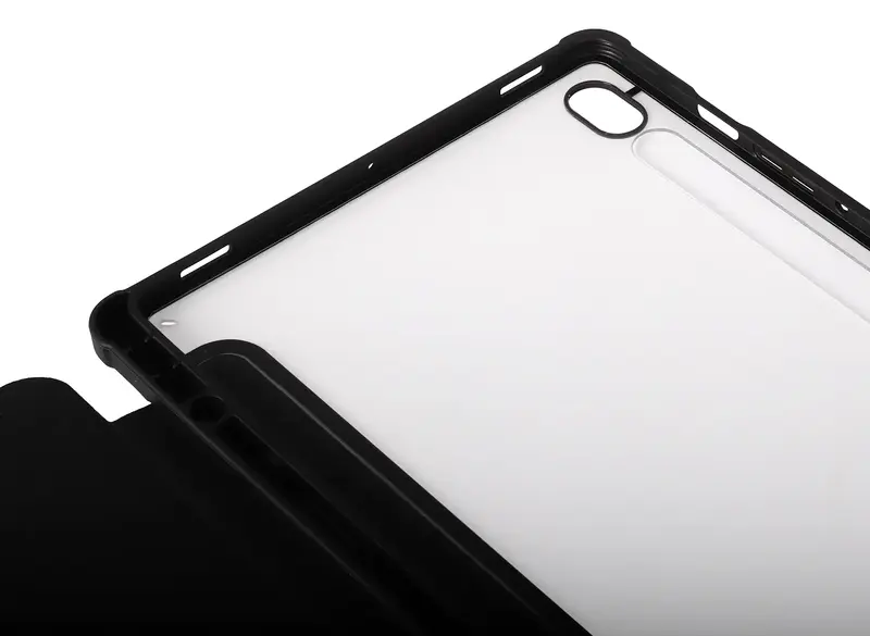 Комлект чехол + стекло для Samsung Tab S9/S10 FE GIO SET Y (Black) фото