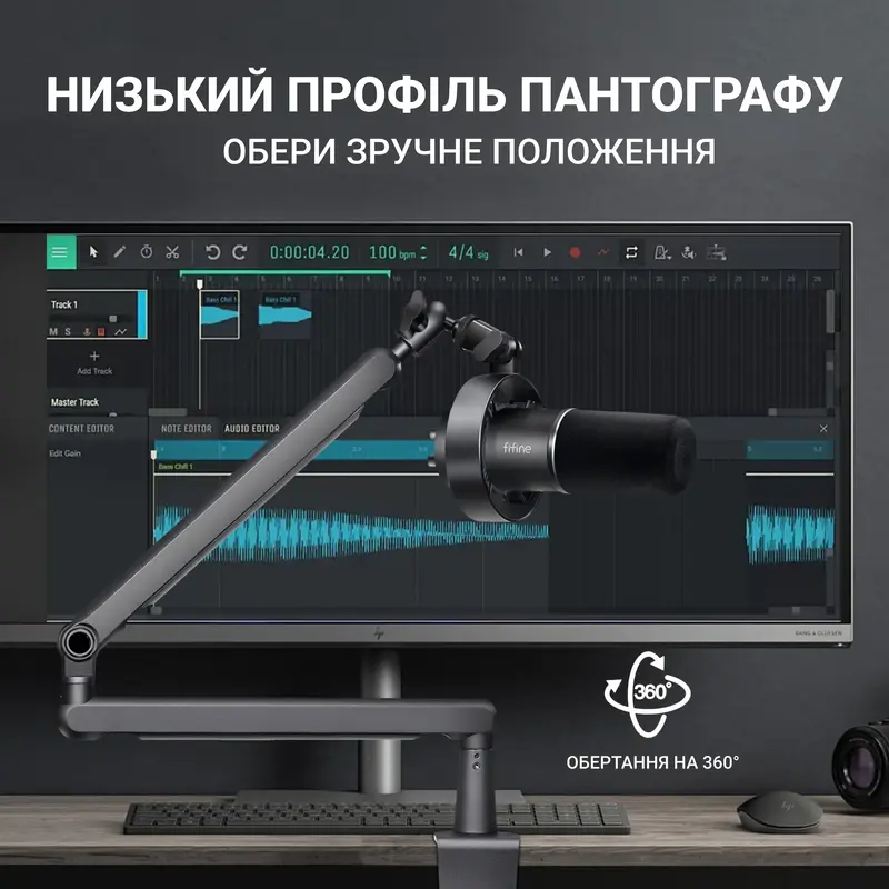 Мікрофон Fifine T688 Black - фото - №7