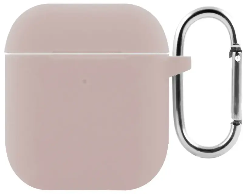 Чехол Silicone Case New for AirPods 1/2 (pink sand) фото