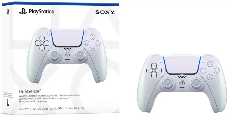 Геймпад DualSense Wireless Controller для Sony PS5 Chrome Pearl фото