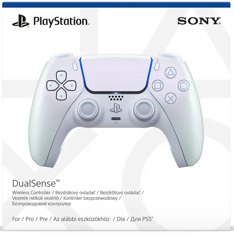 Геймпад DualSense Wireless Controller для Sony PS5 Chrome Pearl фото