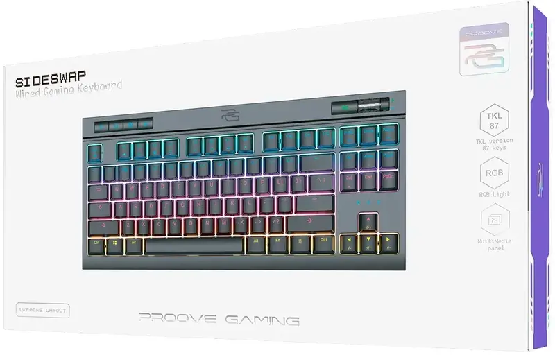 Игровая клавиатура Proove Gaming Sideswap (Black) CKSIEN00022401 фото