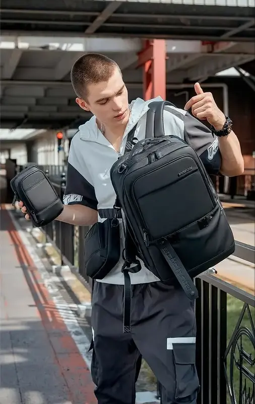 Рюкзак Arctic Hunter B00483 (Black) - фото - №12