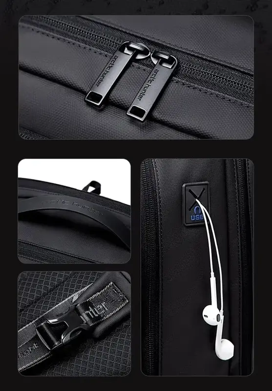 Рюкзак Arctic Hunter B00483 (Black) - фото - №13