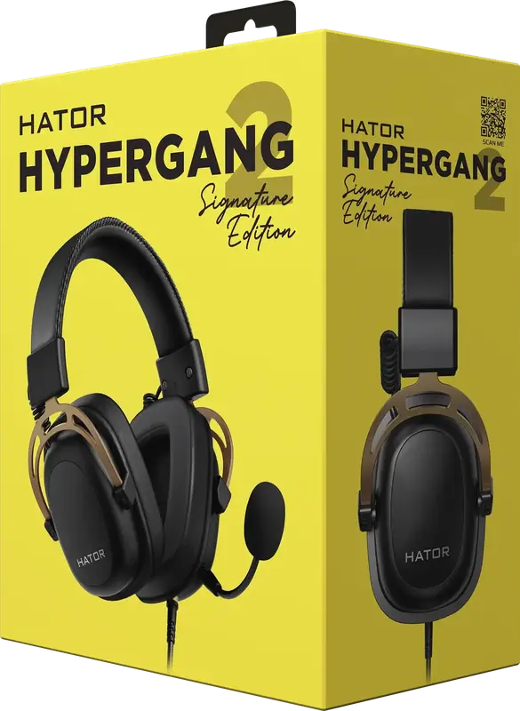 Гарнітура ігрова HATOR Hypergang 2 Signature Edition Gold (HTA-916) фото