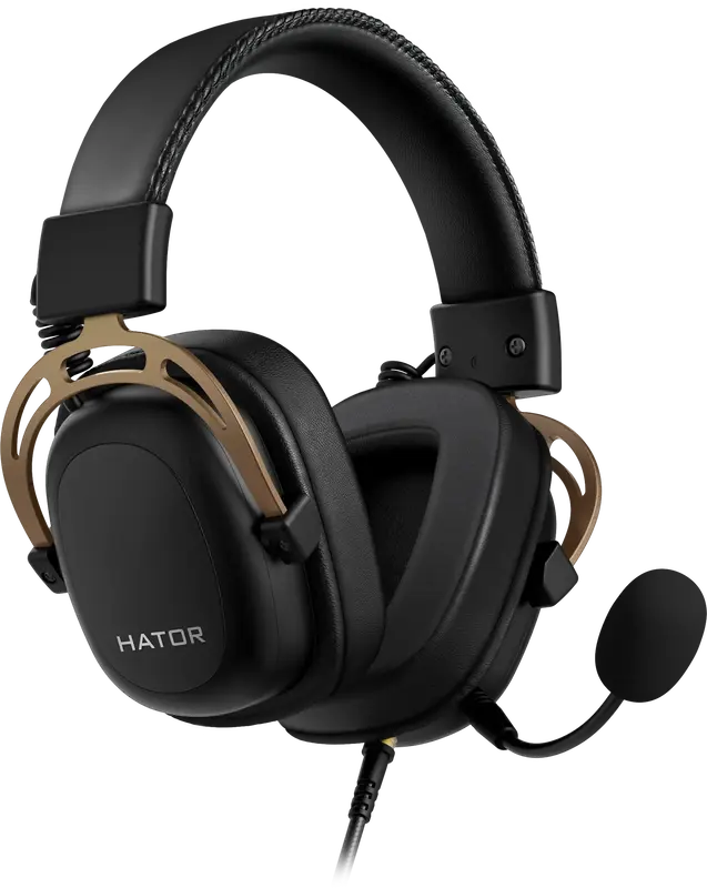 Гарнітура ігрова HATOR Hypergang 2 Signature Edition Gold (HTA-916) фото