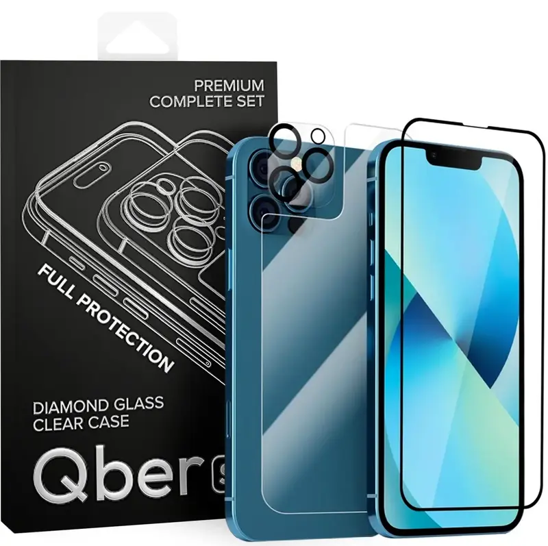 Захисний комплект iPhone 15 Pro Max Qber Premium Set MS - фото - №0