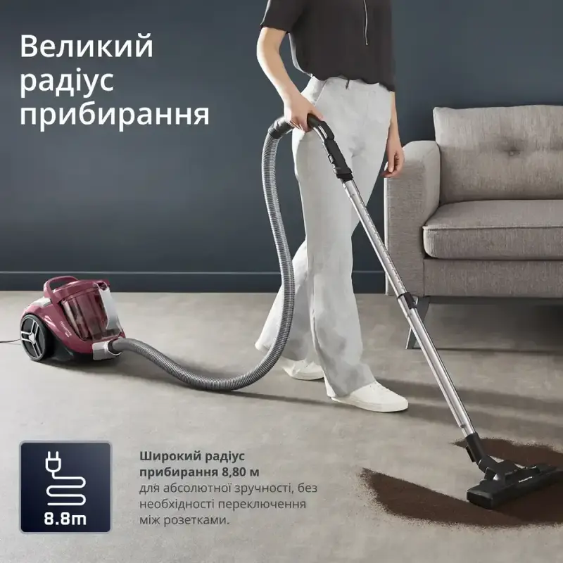 Пилосос для сухого прибирання без мішка Rowenta RO4B63EA - фото - №7