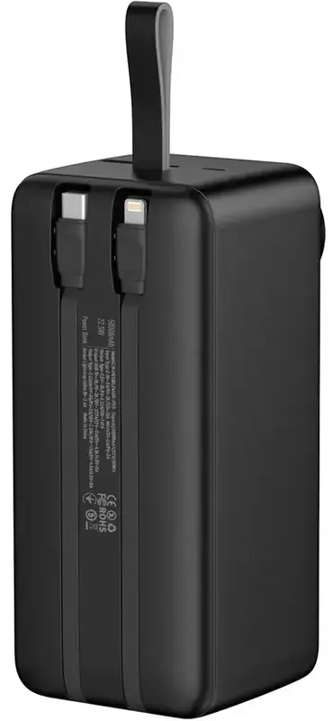 Порт.ЗП ColorWay (CW-PB500LPA4BK-PDD) Power ful 50000mAh PD+QC3.0 22.5W чорний фото