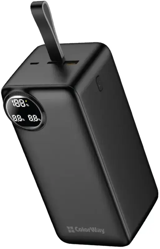 Порт.ЗП ColorWay (CW-PB500LPA4BK-PDD) Power ful 50000mAh PD+QC3.0 22.5W чорний фото