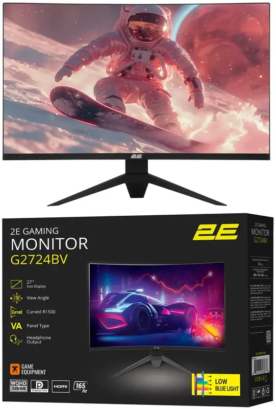 Игровой монитор 27" 2E GAMING G2724BV фото