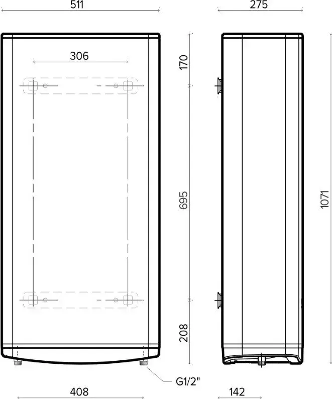 Водонагреватель Ariston Velis Tech 80 EU - фото - №1