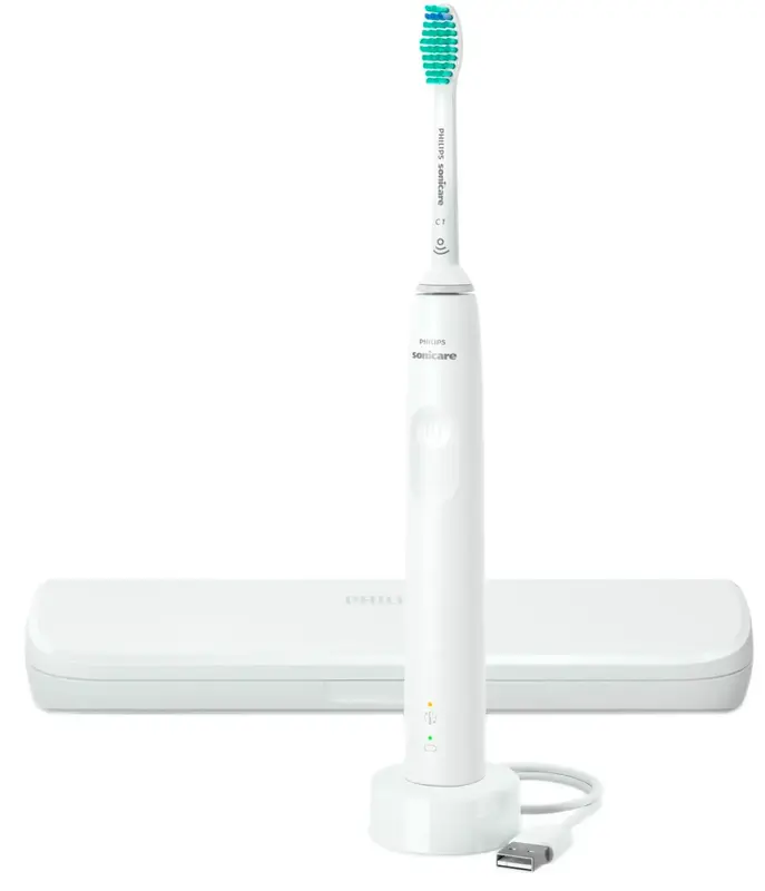 Электрическая зубная щетка PHILIPS Sonicare HX3673/13 Gemini 3100 - фото - №0