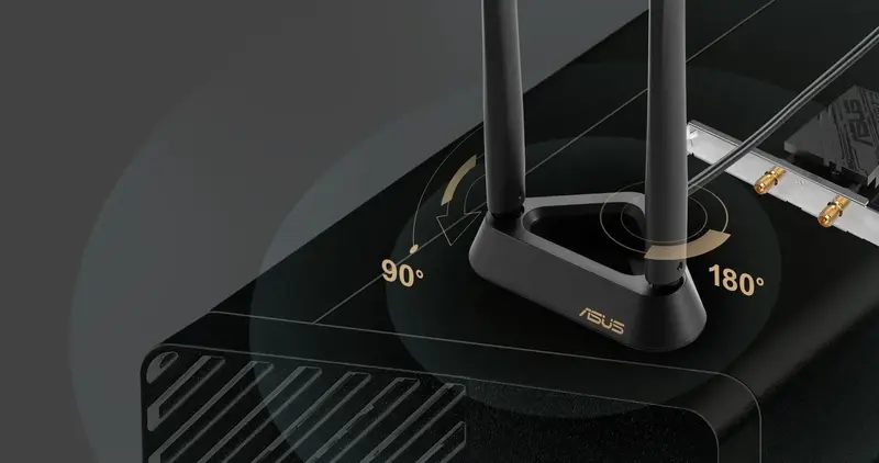 Wi-Fi адаптер Asus PCE-BE92BT BE9400, PCI-Express x1, BT5.4 ᐈ