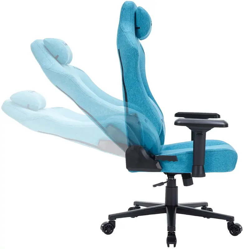 Игровое кресло GamePro FGC750G Size L Fabric Light Blue фото