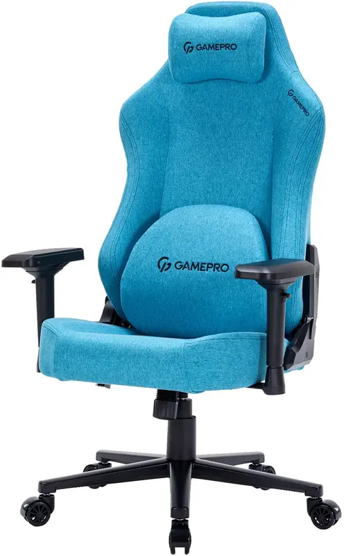 Игровое кресло GamePro FGC750G Size L Fabric Light Blue фото