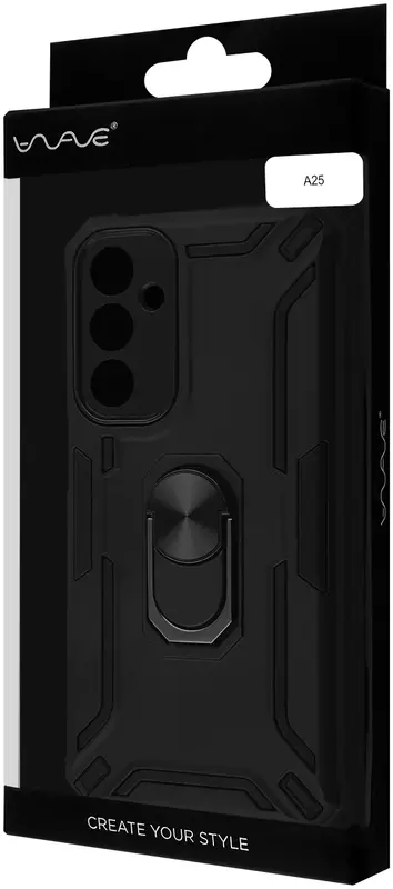 Чохол для Samsung A25 WAVE Power Magnetic (black) - фото - №4