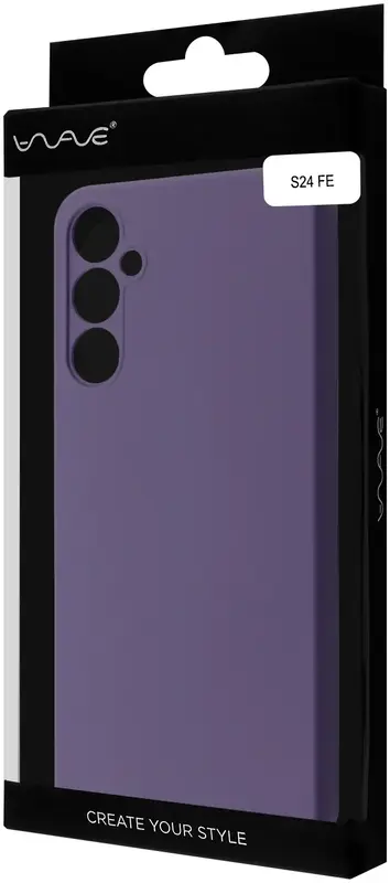Чохол для Samsung Galaxy S24 FE WAVE Colorful Case TPU (light purple) - фото - №3