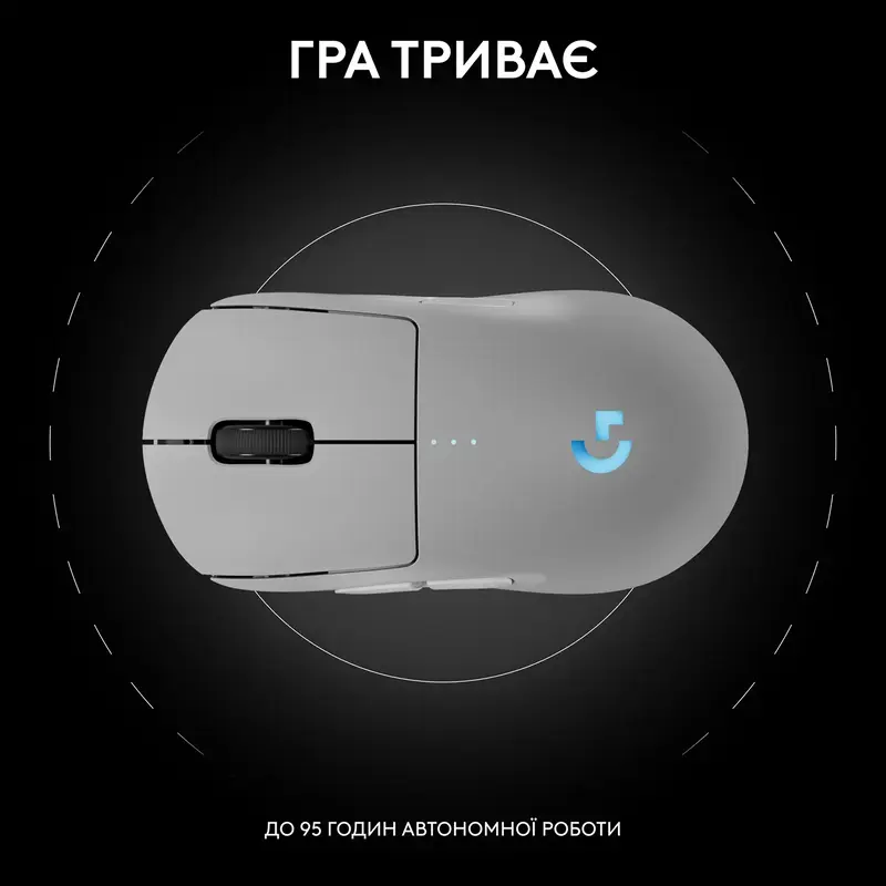 Мышь игровая Logitech G PRO 2 LIGHTSPEED Wireless White фото