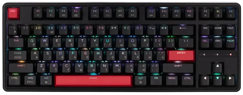 Ігрова клавіатура Keychron C3 Pro 87Key Hot-swap Black - фото - №0