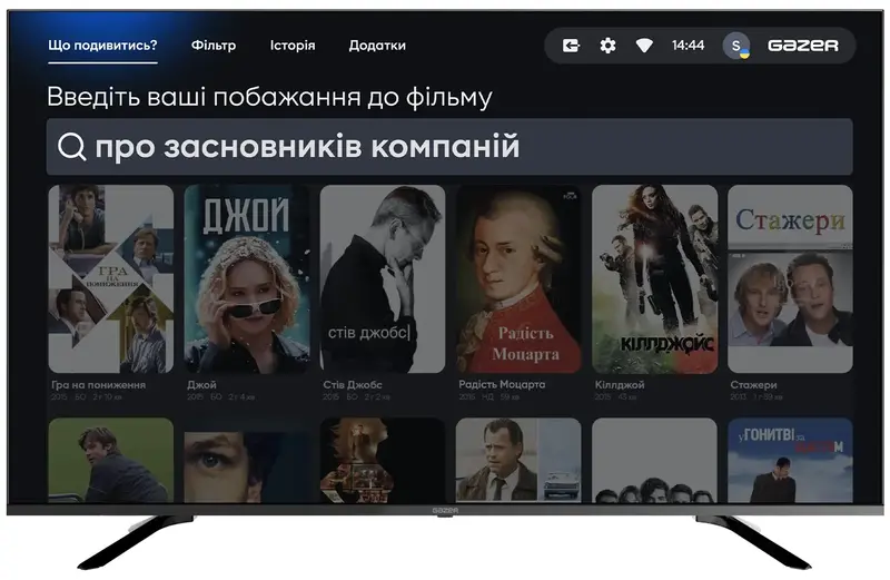 Телевізор Gazer 50" UHD MetaSmart Live Edition UA (TV50-UN1) фото