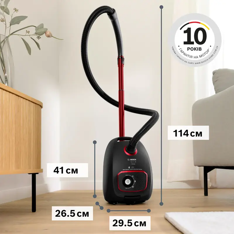 Пылесос с мешком BOSCH ProPower Serie 4 BGL41POW2H - фото - №5