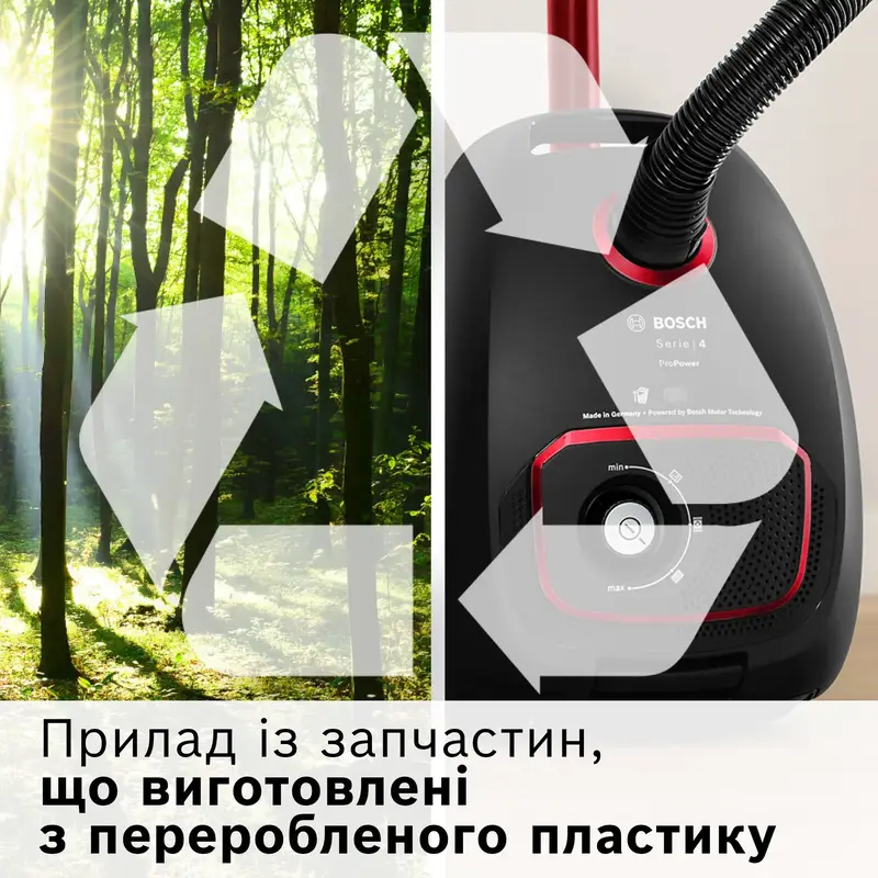 Пылесос с мешком BOSCH ProPower Serie 4 BGL41POW2H - фото - №8