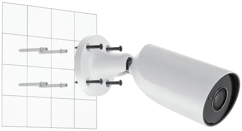 Відеокамера спостереження Ajax BulletCam (5 Mp/4 mm) ASP white - фото - №7