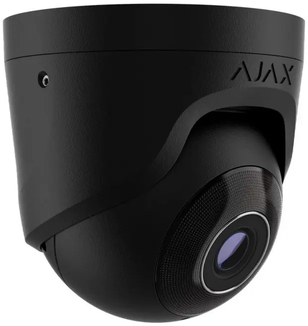 Відеокамера спостереження Ajax TurretCam (8 Mp/2.8 mm) ASP black фото