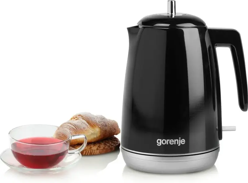 Електрочайник Gorenje K15RLBK чорний - фото - №1