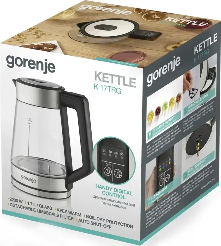 Електрочайник Gorenje K17TRG - фото - №7
