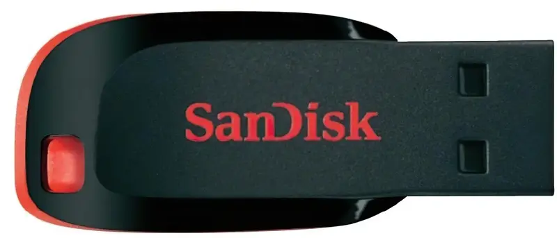 USB-Flash SanDisk 32GB USB 2.0 Type-A Cruzer Blade Чорний - фото - №3