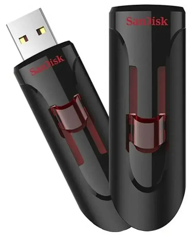 USB-Flash SanDisk 32GB USB 3.0 Type-A Cruzer Glide Чорний - фото - №1