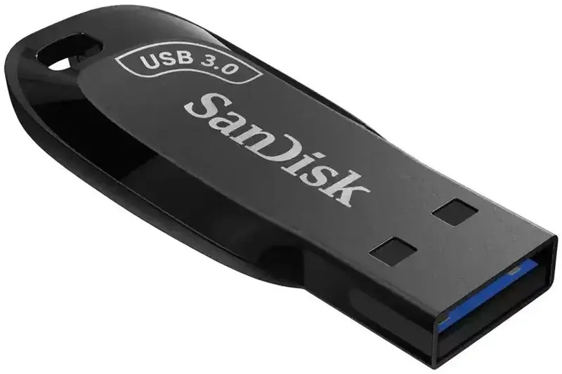 USB-Flash SanDisk 32GB USB 3.0 Type-A Ultra Shift Чорний - фото - №0