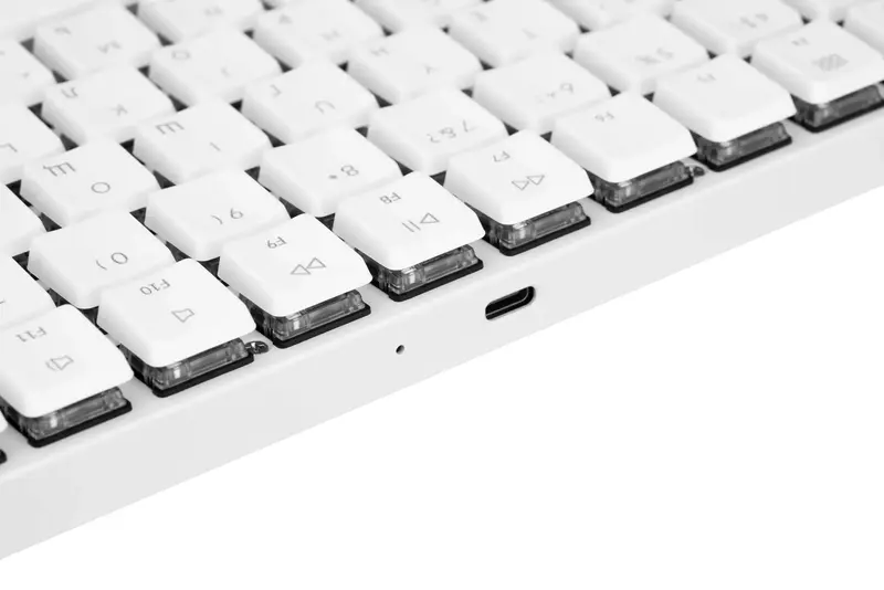 Бездротова клавіатура Keychron K3 84 Key Gateron Blue WL UA (White